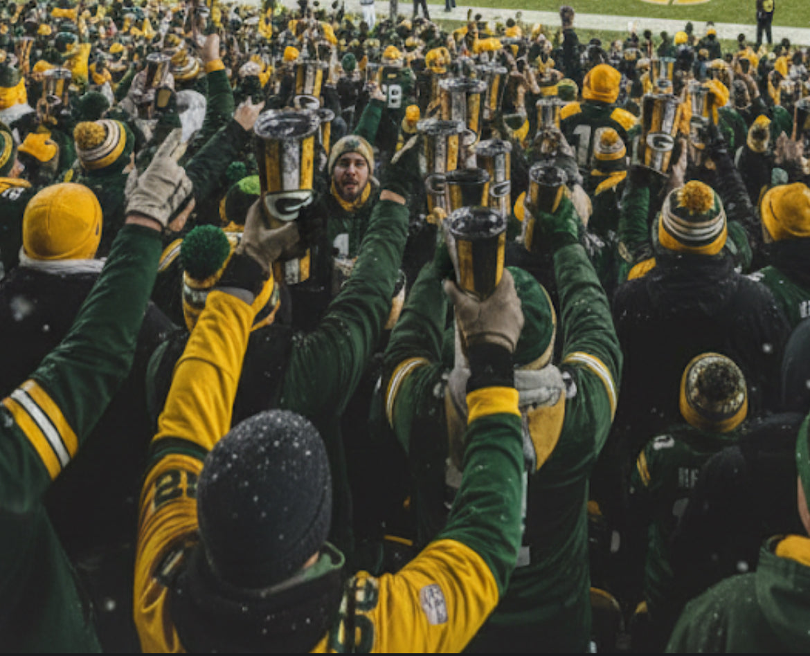 Game Day Ready 20oz Stainless Steel Insulated Tumbler – Green Bay Packers Edition with Straw