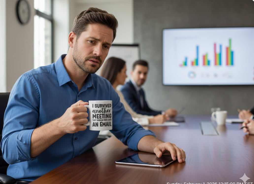 The "Meeting Survivor" Essential Ceramic Mug