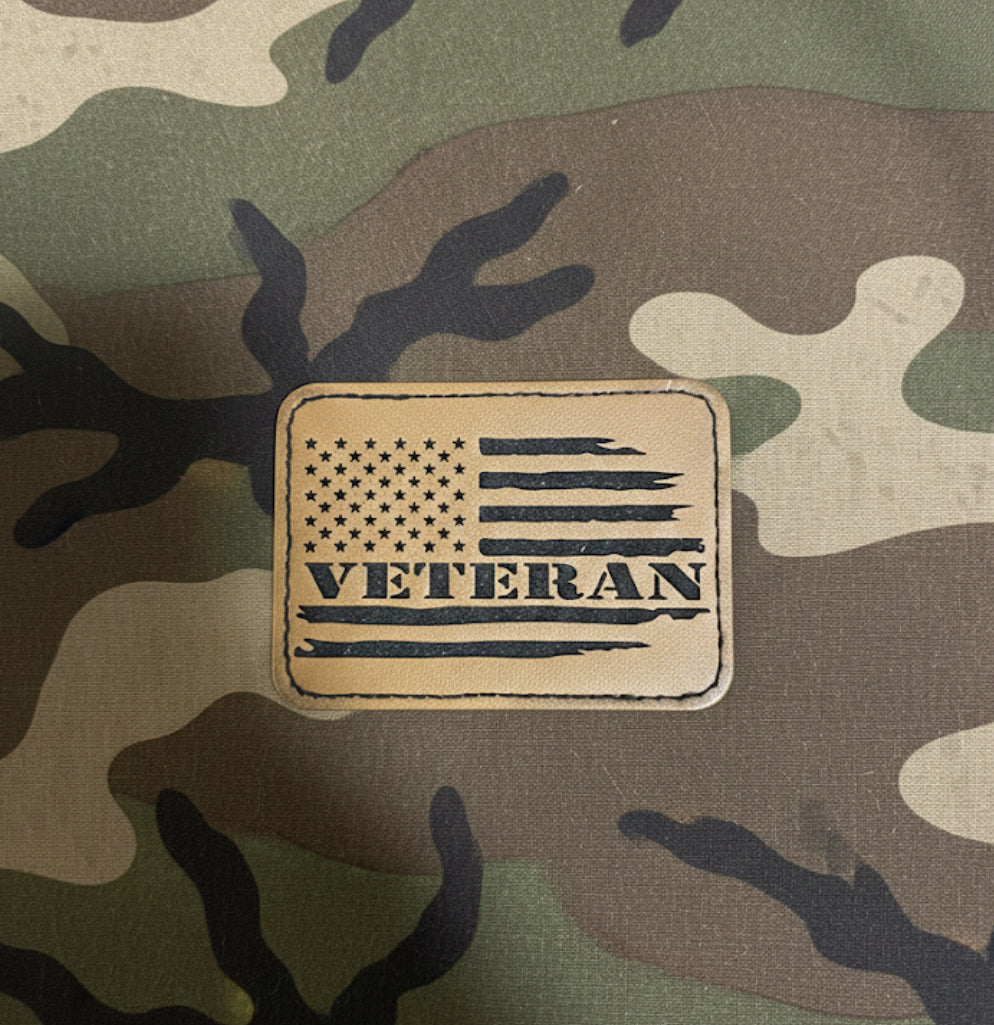 Veteran American Flag Faux Leather Patch – DIY Iron-On/Sew-On for Hats & Gear
• Tactical Opti