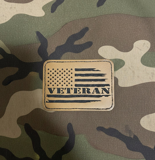 Veteran American Flag Faux Leather Patch – DIY Iron-On/Sew-On for Hats & Gear
• Tactical Opti