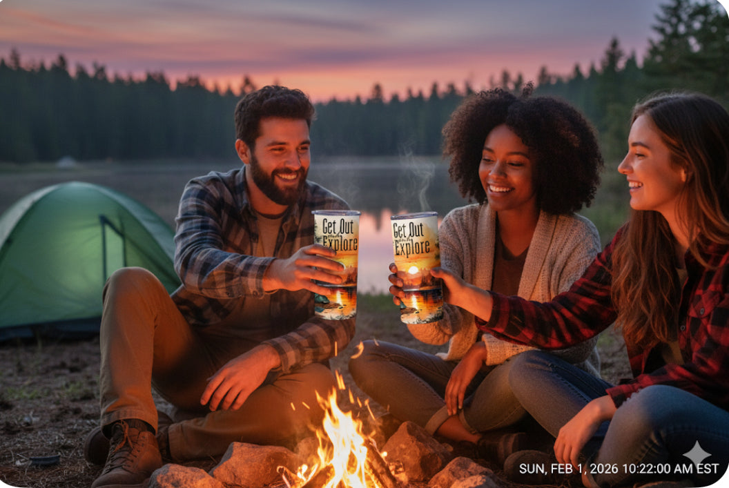 Rugged & Refined: The 20oz Stainless Steel Adventure Tumbler