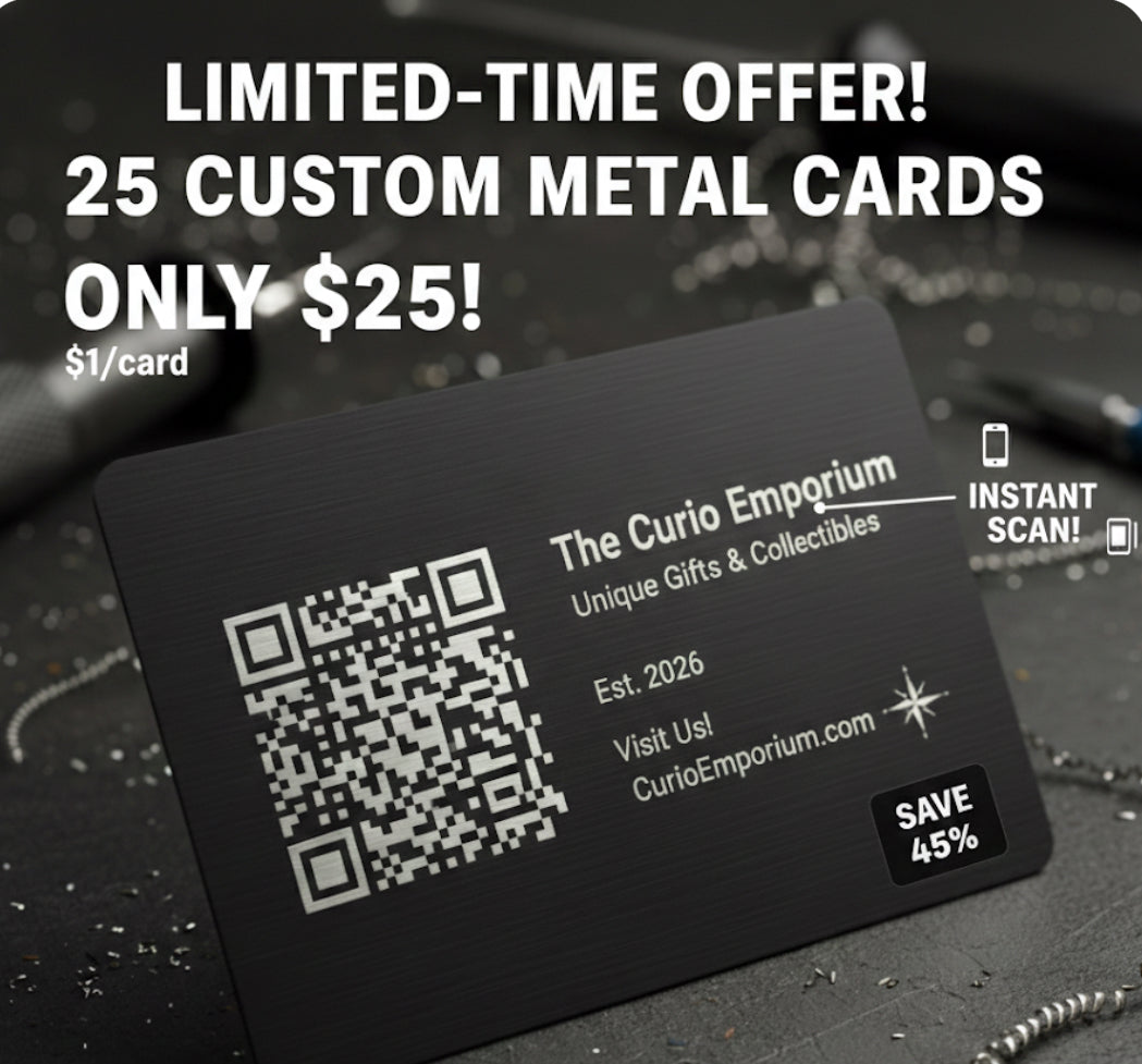 Exclusive Offer: 25 Premium Metal Cards for Only $25!
