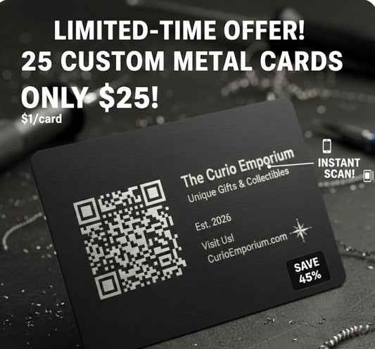 Exclusive Offer: 25 Premium Metal Cards for Only $25!