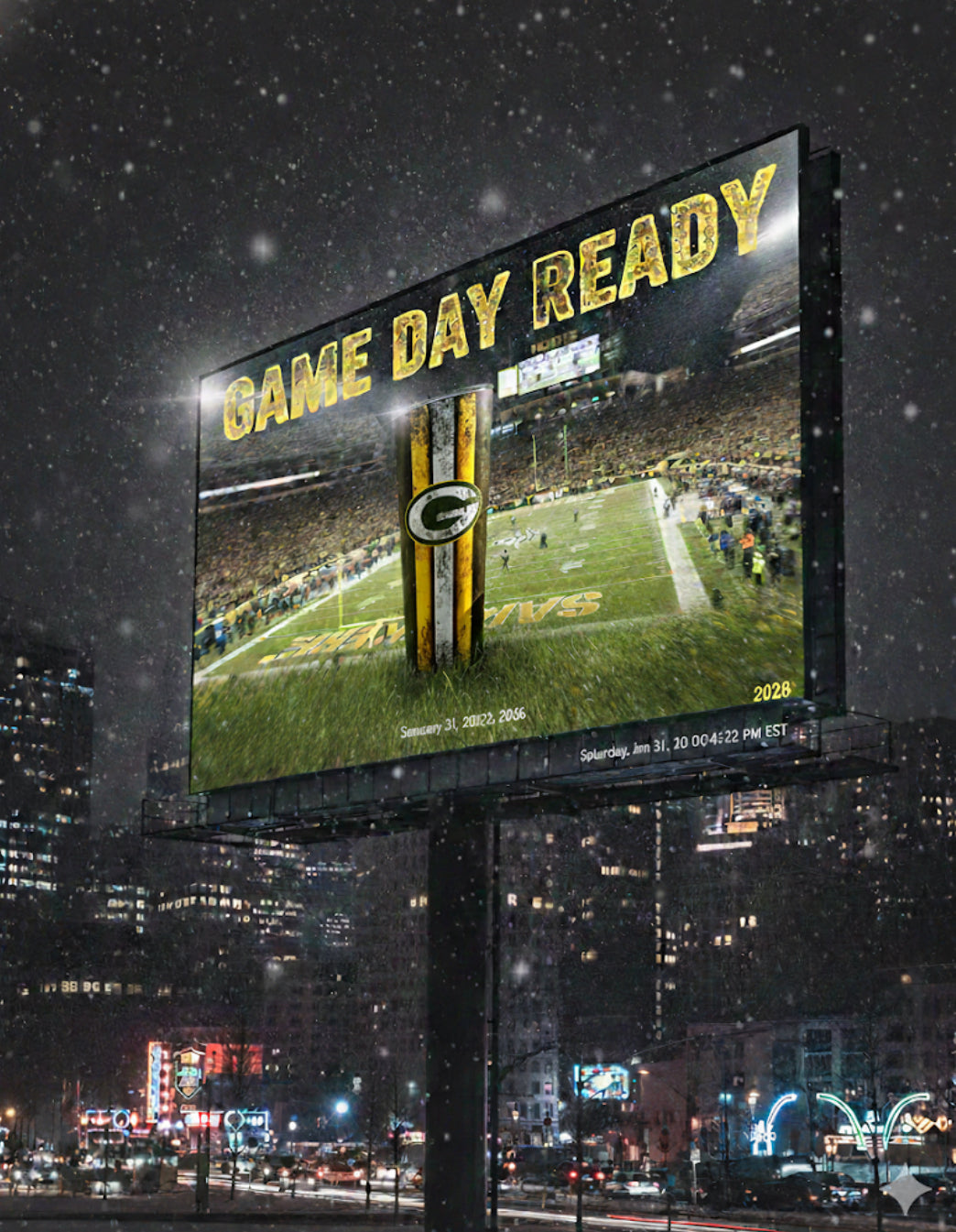 Game Day Ready 20oz Stainless Steel Insulated Tumbler – Green Bay Packers Edition with Straw