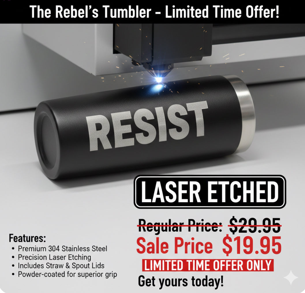Stand Your Ground with the "RESIST" Collector’s Tumbler