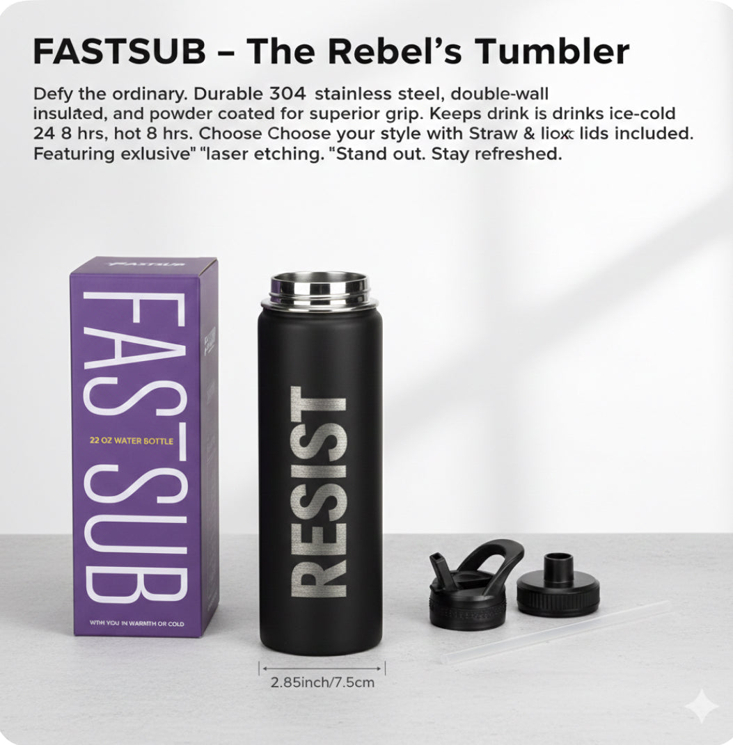 Stand Your Ground with the "RESIST" Collector’s Tumbler